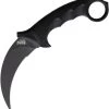 Cold Steel Karambit Steel Tiger Fixed Blade Knife Black Griv-Ex AUS-8A 49KSTBKBK -Knives = the best. CS49KSTBKBK