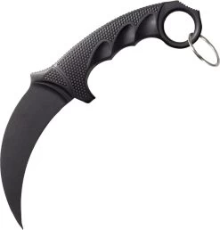 Cold Steel FGX Karambit Black Handle Black Full Tang Steel Blade Knife 92FK