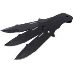 Cold Steel Black & Grey 420 Stainless Steel 3pc Throwing Knives Set TH80KVC3PK -Knives = the best. CSTH80KVC3PK add 02