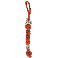 Coeburn Tool Red & Black Paracord Lanyard W/ Spartan Helmet Bead 597RB