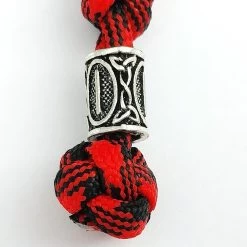 Coeburn Tool Red & Black Paracord Lanyard W/ Spartan Helmet Bead 597RB -Knives = the best. CT597RB add 04