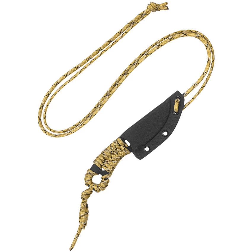 Condor Carlitos Desert Tan Cord Wrapped 1075HC Fixed Blade Neck Knife 80825HC 4 Condor Carlitos Desert Tan Cord Wrapped 1075HC Fixed Blade Neck Knife 80825HC - Image 2