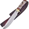 Frost Red Plains Chief Bowie Chipaway Bone Handle Stainless Fixed Knife CW3992IN -Knives = the best. CW3992IN