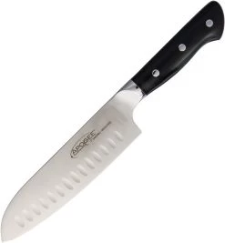 Dragon Apogee Dragon Storm Santoku Black Micarta Steel Kitchen Knife 00873