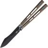 EOS Trident Balisong Bronze Blue Knife (Butterfly) 104