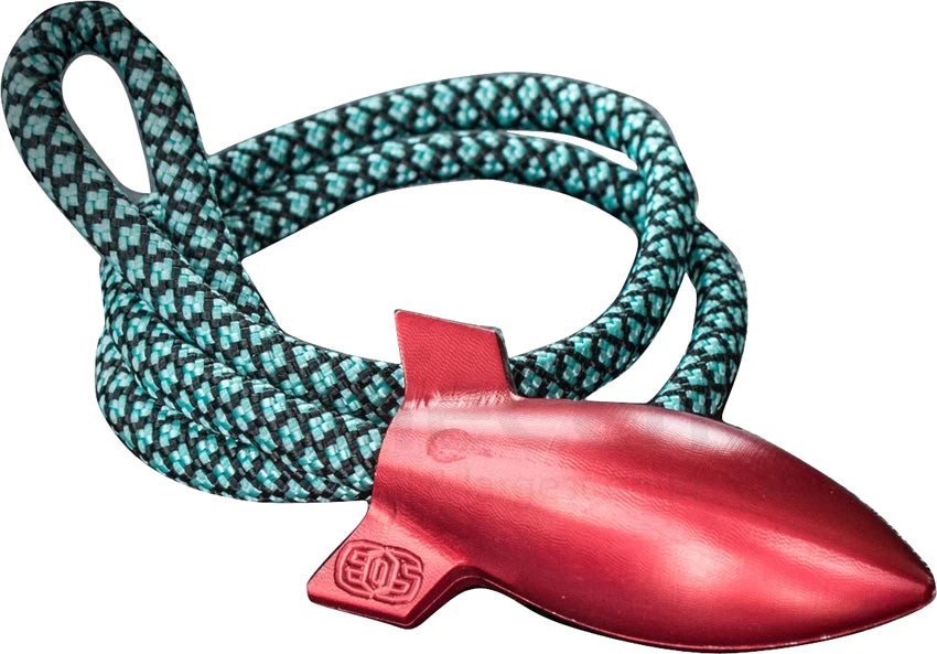 EOS Warhead Bead 3-D Machined Red Aluminum W/ Paracord Lanyard BWHALR 3 EOS Warhead Bead 3-D Machined Red Aluminum W/ Paracord Lanyard BWHALR
