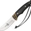 Elk Ridge Jig Bone & Black Wood 7" Fixed Blade Knife - 088 1 Elk Ridge Jig Bone & Black Wood 7" Fixed Blade Knife - 088 -Knives = the best. ER088