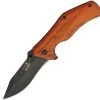 Elk Ridge Linerlock A/O Red Pakkawood Folding Stainless Pocket Knife A013RW -Knives = the best. ERA013RW