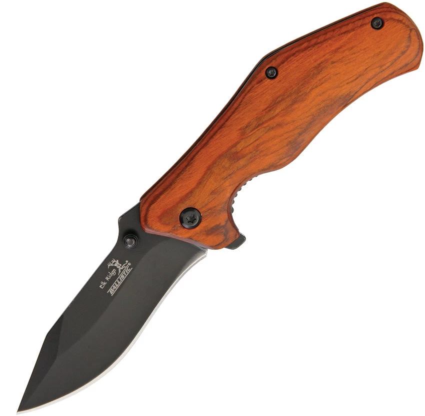 Elk Ridge Linerlock A/O Red Pakkawood Folding Stainless Pocket Knife A013RW 3 Elk Ridge Linerlock A/O Red Pakkawood Folding Stainless Pocket Knife A013RW