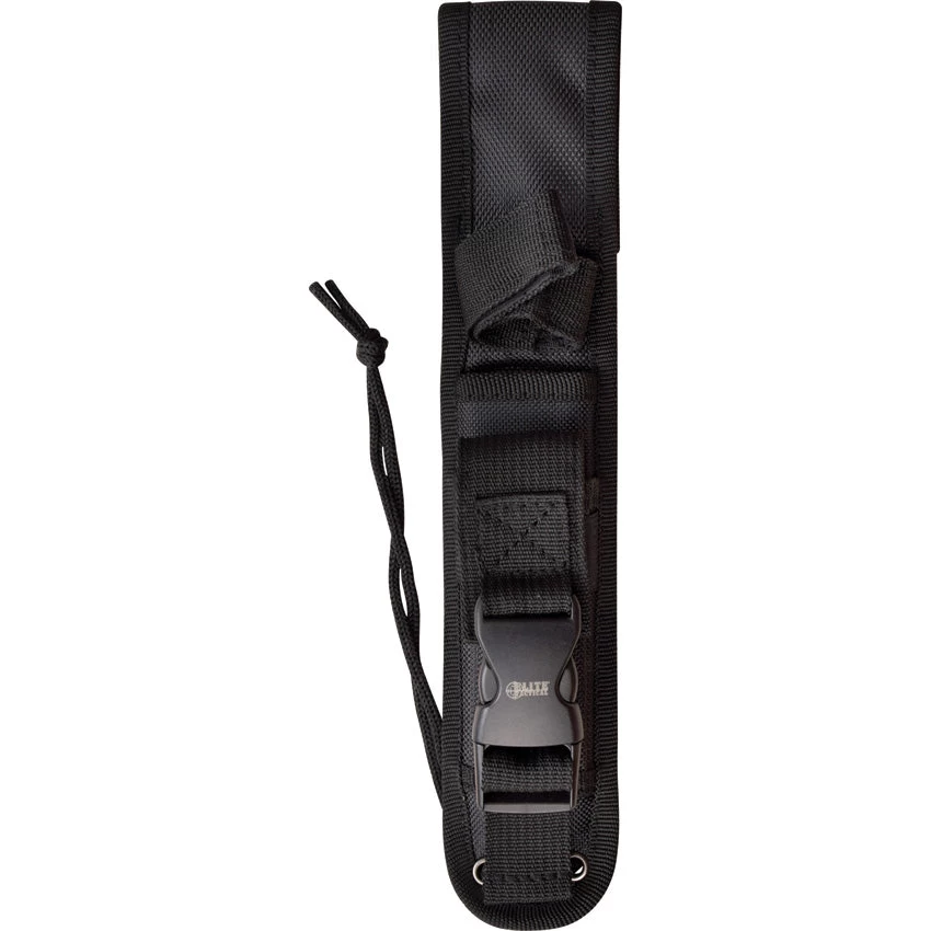 Elite Tactical Bowie Black Synthetic Stainless Steel Fixed Blade Knife FIX005BKS 5 Elite Tactical Bowie Black Synthetic Stainless Steel Fixed Blade Knife FIX005BKS - Image 3