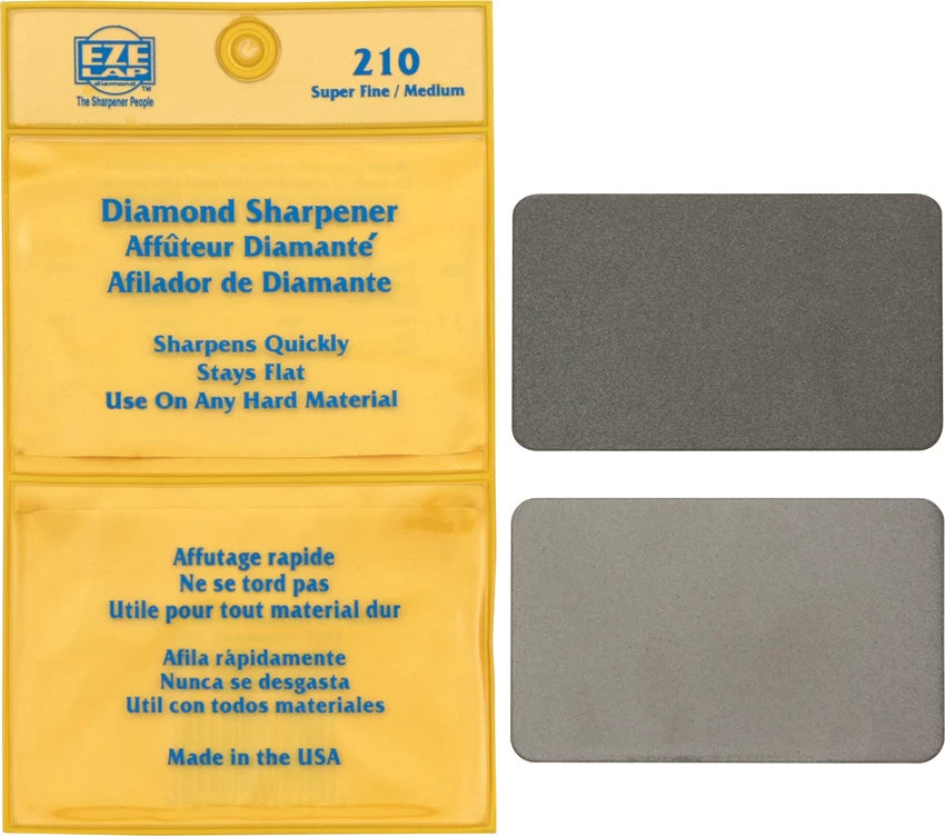 Eze-Lap Diamond Wallet Sharpener 210 3 Eze-Lap Diamond Wallet Sharpener 210
