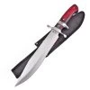 Frost Cutlery Bowie Frostwood Stainless Bowie Fixed Blade Knife 18316FW -Knives = the best. F18316FW