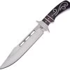 Frost Cutlery Black Hills Bowie Fixed Black Pakkawood Swirl Inlay Knife BKH211 -Knives = the best. FBKH211