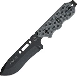 Case TOPS FDX Field Duty Extreme 45 Black Fixed Carbon Steel Hunter Blade Knife FDX45