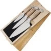 Ferrum Estate 3pc Maple Wood Paring Utility & Chef's Fixed Knives Set E0300 -Knives = the best. FEE0300