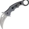 Fox Karambit Linerlock Gray Anodized Aluminum Handle N690Co Folding Knife 478