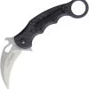 Fox Karambit Carbon Fiber & Black G10 Linerlock Stonewashed N690 Folding Knife 479cgsw -Knives = the best. FOX479CG10SW