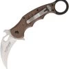 Fox Karambit Dark Earth Stone G-10 Linerlock N690 Stonewashed Folding Knife 479esw -Knives = the best. FOX479ESW