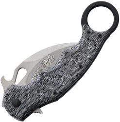 Fox Karambit Black Linen Micarta Linerlock Stonewashed N690 Folding Knife 479mibsw -Knives = the best. FOX479MIBSW add 01