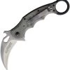 Fox Karambit Green Linen Micarta Linerlock Stonewashed N690 Folding Knife 479misw