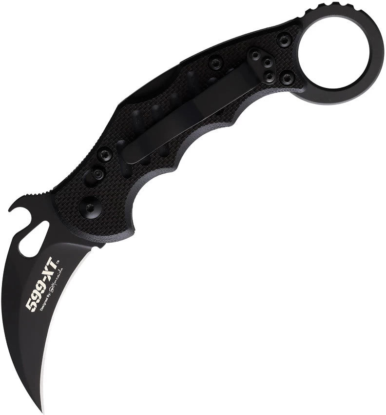 Fox Karambit Lockback Black G10 Folding Bohler N690 Steel Pocket Knife 599XT 3 Fox Karambit Lockback Black G10 Folding Bohler N690 Steel Pocket Knife 599XT