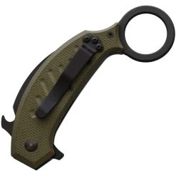 Fox Karambit Linerlock OD Green G10 Folding Bohler N690 Steel Pocket Knife 826OD -Knives = the best. FOX826OD add 01