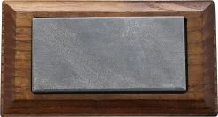 Fox Coarse Grain Knife Sharpening Stone W/ Wood Base PL001