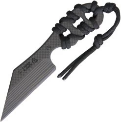 Fred Perrin Janich One Piece Carbon Fiber Fixed Blade Neck Knife + Kydex 1804