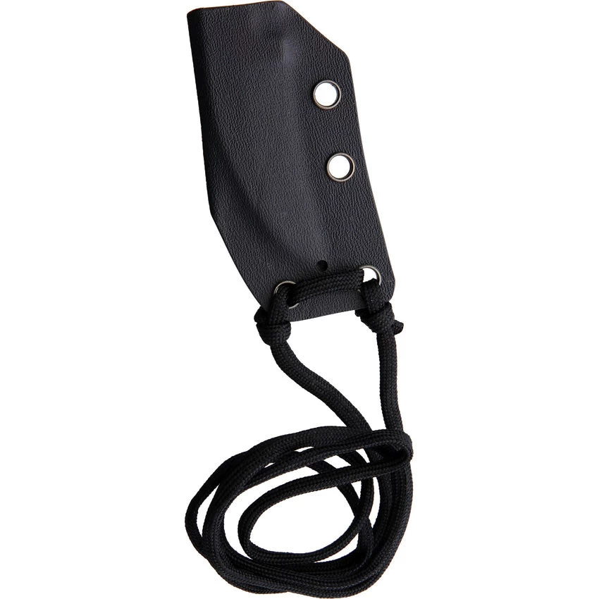 Fred Perrin Le Peeler Limited Edition Black Stonewashed Fixed Blade Neck Knife + Kydex 4 Fred Perrin Le Peeler Limited Edition Black Stonewashed Fixed Blade Neck Knife + Kydex - Image 2