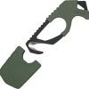 Gerber Strap Cutter Green 4.25" Overall Rubber/Stainless 1943 -Knives = the best. G1943