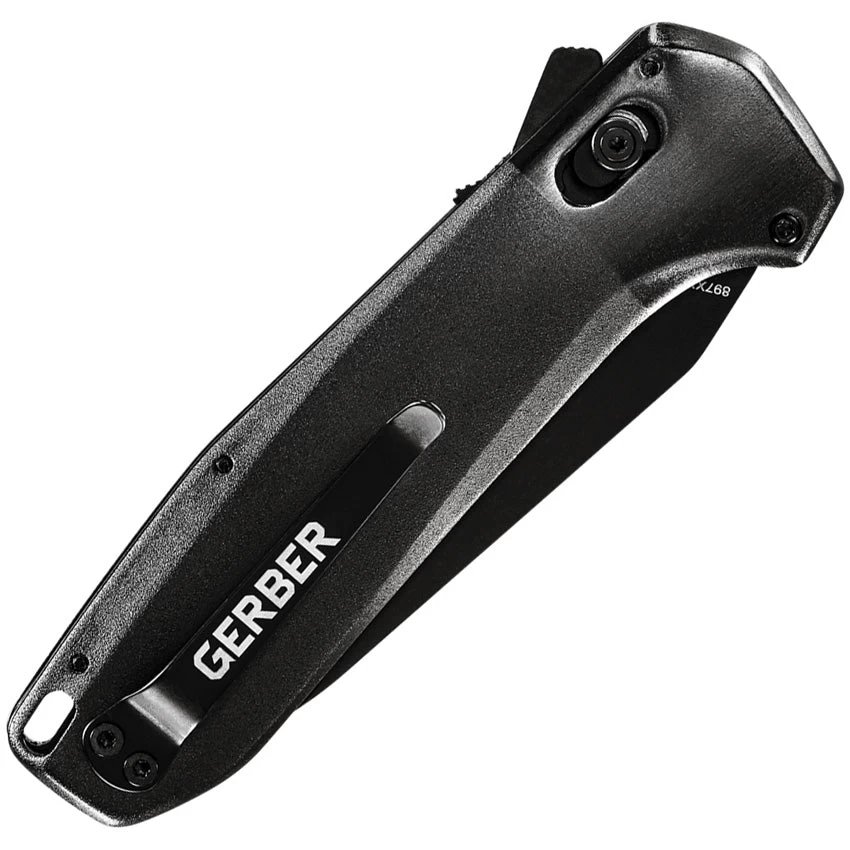 Gerber Highbrow Pivot Lock A/O Black Aluminum Folding 7Cr17MoV Pocket Knife 3674 4 Gerber Highbrow Pivot Lock A/O Black Aluminum Folding 7Cr17MoV Pocket Knife 3674 - Image 2