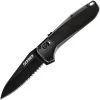 Gerber Highbrow Pivot Lock A/O Black Aluminum Folding 7Cr17 Serrated Pocket Knife 3675 1 Gerber Highbrow Pivot Lock A/O Black Aluminum Folding 7Cr17 Serrated Pocket Knife 3675 -Knives = the best. G3675
