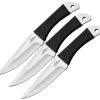 GIL HIBBEN 8.75" Cord Grip 3pc Triple Thrower Knife Set Throwing + Sheath 0947 -Knives = the best. GH0947