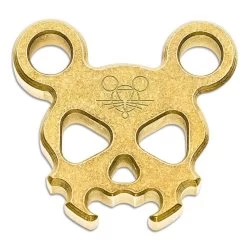 GiantMouse Morbid Mini Brass Bottle Opener Pocket Tool 10067