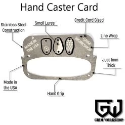 Grim Workshop Hand Caster Fishing Card D007 -Knives = the best. GRICARD007 add 01