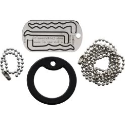 Grim Workshop Lock Picking Dog Tag Tool G002 -Knives = the best. GRITAG002 add 02