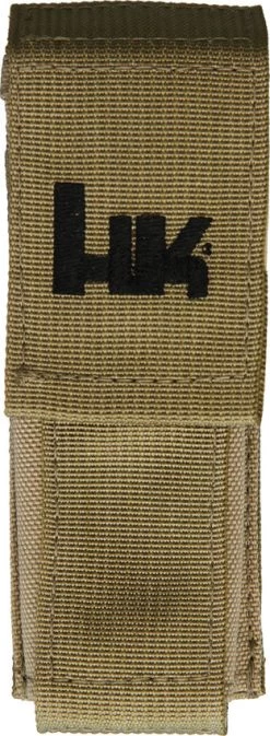 Heckler & Koch Hk Tan Large Molle Velcro Pouch Sheath 55073