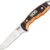 SOG Huntspoint Boning Plain Fixed Blade Black & Orange Full Tang Knife HT024LCP -Knives = the best. HT024LCP