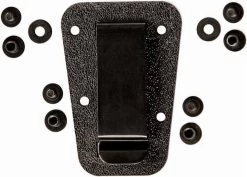 ESEE Izula & Izula II Fixed Blade Knife Sheath Black Clip Plate Made In USA IZBC