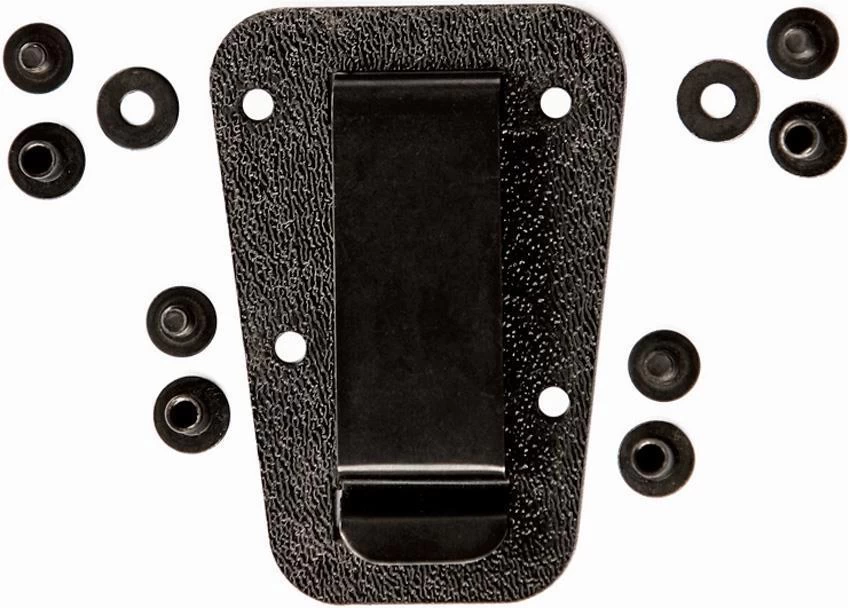 ESEE Izula & Izula II Fixed Blade Knife Sheath Black Clip Plate Made In USA IZBC 3 ESEE Izula & Izula II Fixed Blade Knife Sheath Black Clip Plate Made In USA IZBC