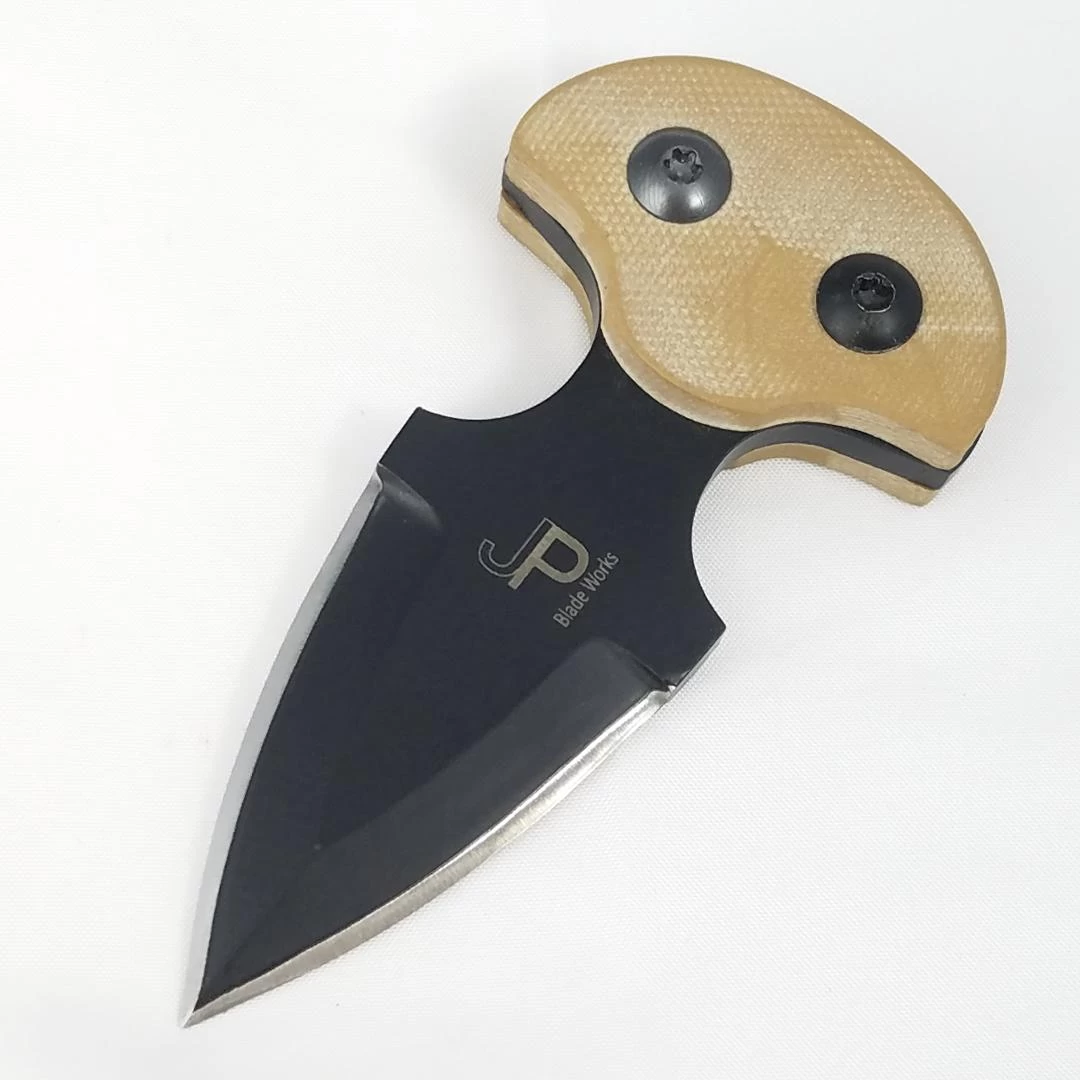 Jason Perry Blade Works Model 138 Little Alien Coyote Brown G10 Push Dagger 138CB 3 Jason Perry Blade Works Model 138 Little Alien Coyote Brown G10 Push Dagger 138CB