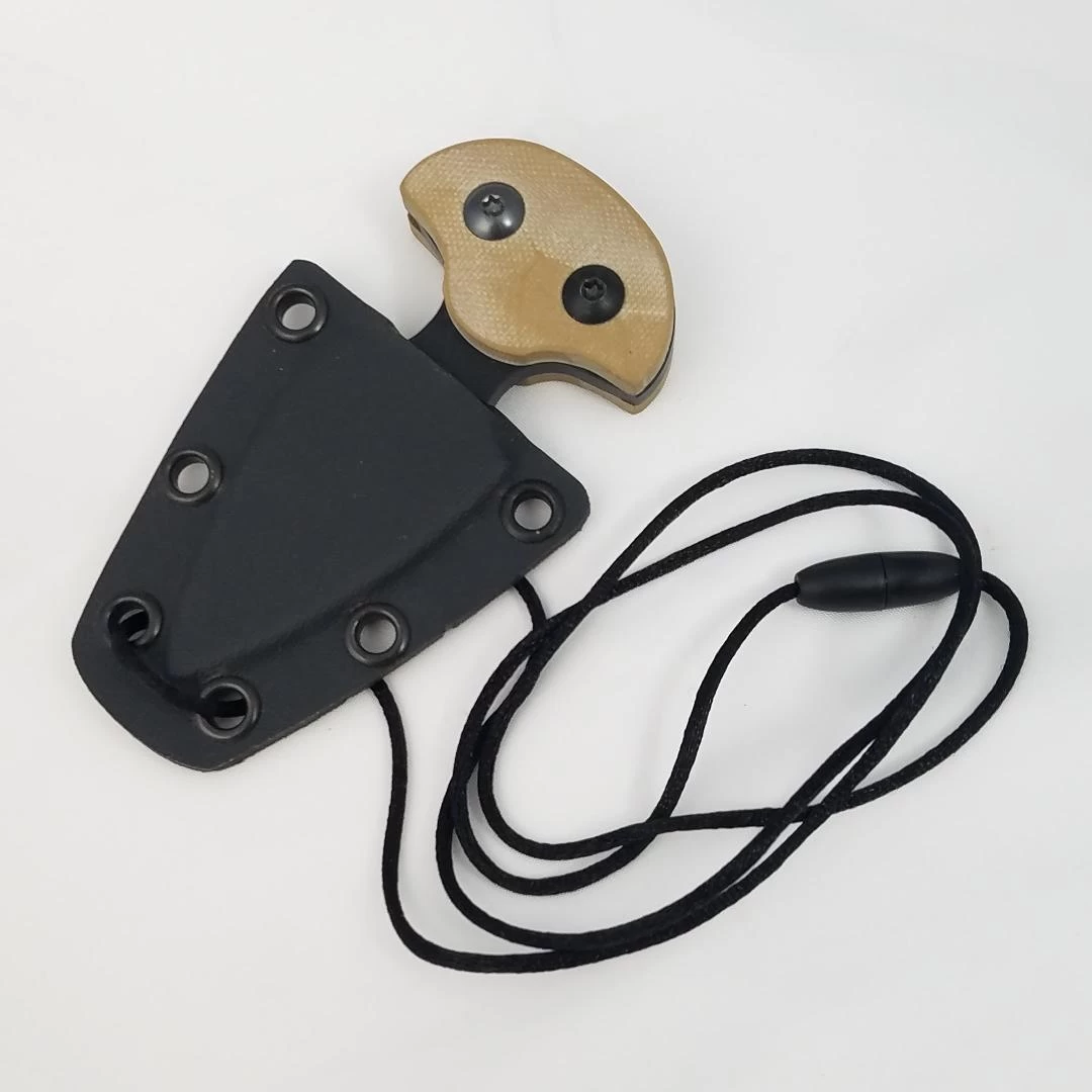 Jason Perry Blade Works Model 138 Little Alien Coyote Brown G10 Push Dagger 138CB 4 Jason Perry Blade Works Model 138 Little Alien Coyote Brown G10 Push Dagger 138CB - Image 2