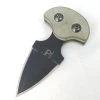 Jason Perry Blade Works Model 138 Little Alien OD Green G10 Push Dagger 138OD