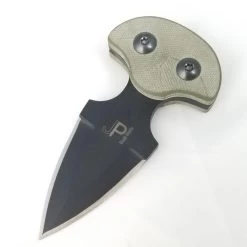 Jason Perry Blade Works Model 138 Little Alien OD Green G10 Push Dagger 138OD