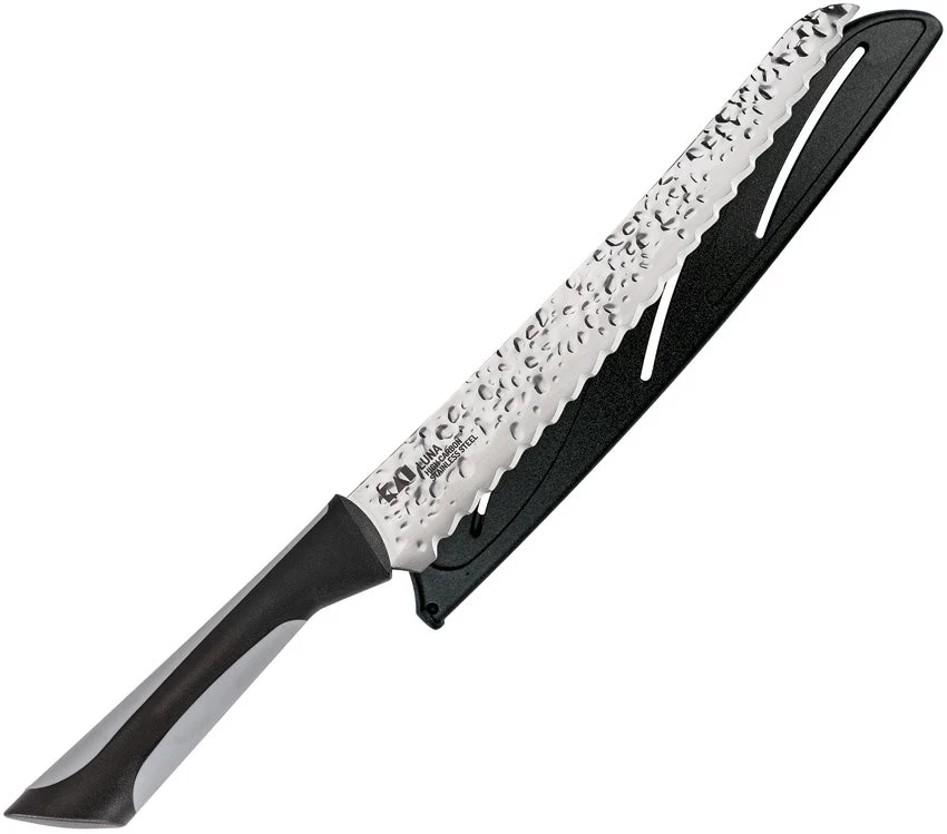 Kai USA Luna Bread Black & Gray Stainless Steel Kitchen Knife 7062 3 Kai USA Luna Bread Black & Gray Stainless Steel Kitchen Knife 7062