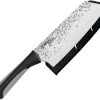 Kai USA Luna Asian Utility Black & Gray Stainless Steel Kitchen Knife 7077