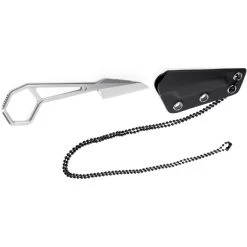 Kansept Knives Hex Stonewashed Sandvik 14C28N Fixed Blade Neck Knife W/ Sheath 0001A1 -Knives = the best. KG0001A1 add 01