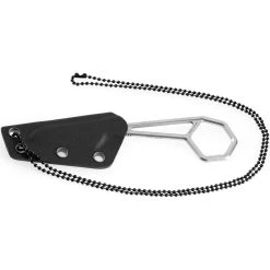 Kansept Knives Hex Stonewashed Sandvik 14C28N Fixed Blade Neck Knife W/ Sheath 0001A1 -Knives = the best. KG0001A1 add 02