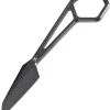 Kansept Knives Hex Fixed Blade Neck Knife Dark Gray Sandvik 14C28N Steel 0001A2