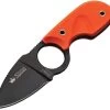 Kizlyar Amigo Z Orange G10 Handle Black TiNi AUS-8 Neck Knife W/ Sheath 0097 -Knives = the best. KK0097